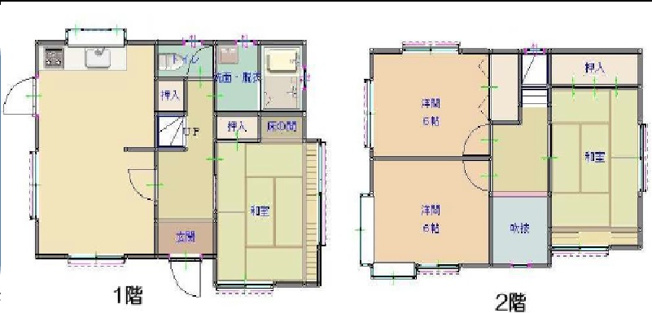 【間取り】 | 間取りは4LDKになります。