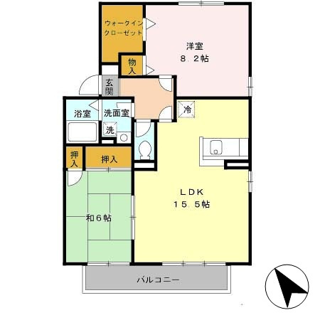 カームフォレストの間取り