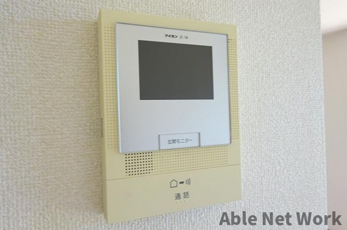 ラルジュ Dのセキュリティ|安心のカメラ付きインターホン