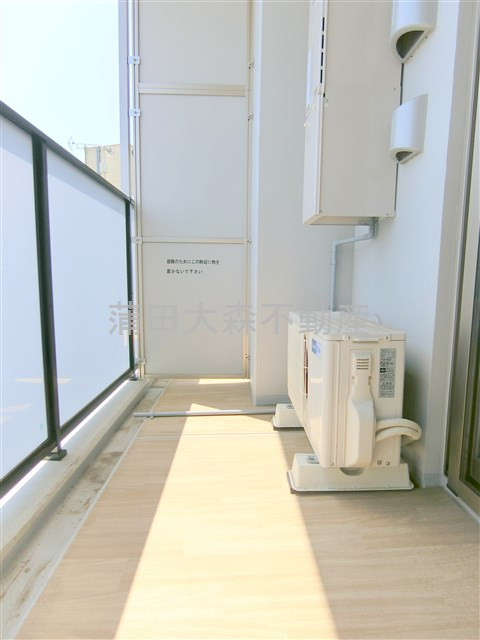 フレンシア蒲田のバルコニー|バルコニー