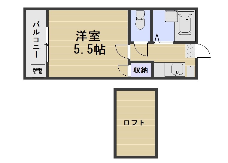 リヴェール豊成第1の間取り