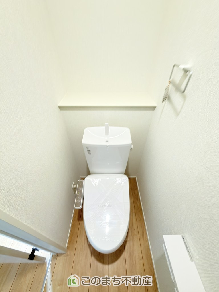 リナージュ那須塩原市豊浦南町25-1期のトイレ|換気ができて清潔なトイレスペース☆
