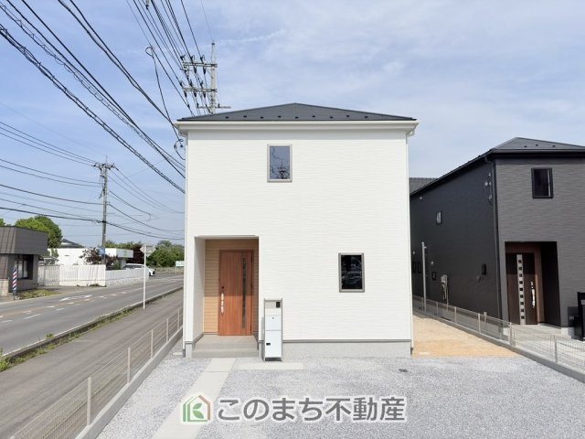 リナージュ那須塩原市豊浦南町25-1期の外観|建物完成につき内覧可能です！
飽きのこないシンプルな外観と
閑静な住宅街は永住の地にピッタリです♪
