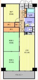 【間取り】 | ライオンズマンション舞子