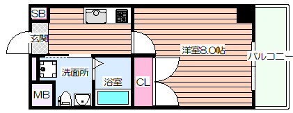 【間取り】 | S-FORT江坂LIBERTS