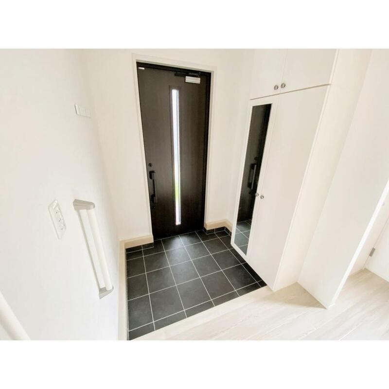 ミモザ　Ｃ棟の玄関