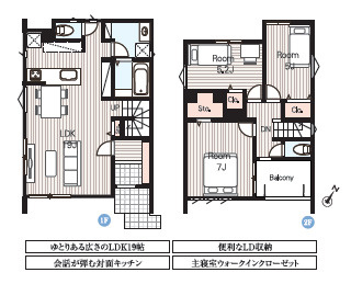 藤沢市辻堂　新築戸建　全2棟１号棟の外観