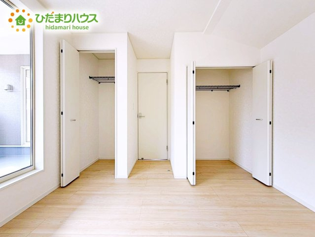 【収納】 | 神栖市波崎第5　新築戸建　1号棟 | 居室にゆとりが持てる大収納クローゼット付き♪