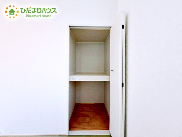 【収納】 | 神栖市波崎第5　新築戸建　1号棟 | 奥行きが広い収納スペースなので、お布団も楽々しまえますね！！