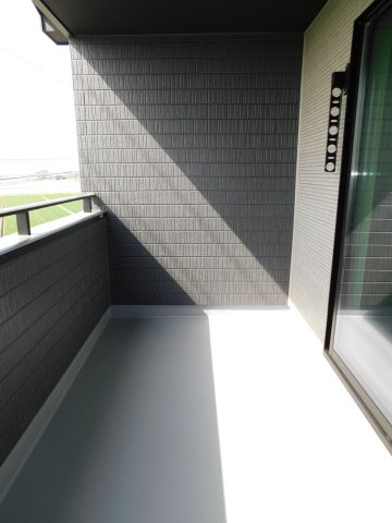 海部郡飛島村竹之郷９丁目の新築一戸建のバルコニー|◇バルコニー◇　急な天候の変化でも安心なインナーバルコニー♪