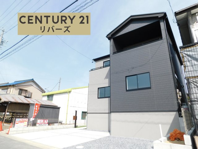 海部郡飛島村竹之郷９丁目の新築一戸建の外観|☆限定１棟☆　　新価格！！いつでもご案内出来ます♪（お問合せ当日、平日、水曜、夜間もＯＫ）　敷地４３．５９坪！　両面道路♪　駐車並列２台ＯＫ！　続き間ＬＤＫ２２．０帖♪　収納豊富なプラン！