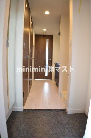 プレサンス上町台夕陽丘の玄関