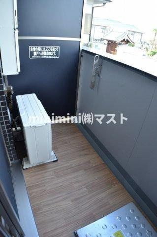 プレサンス上町台夕陽丘のバルコニー