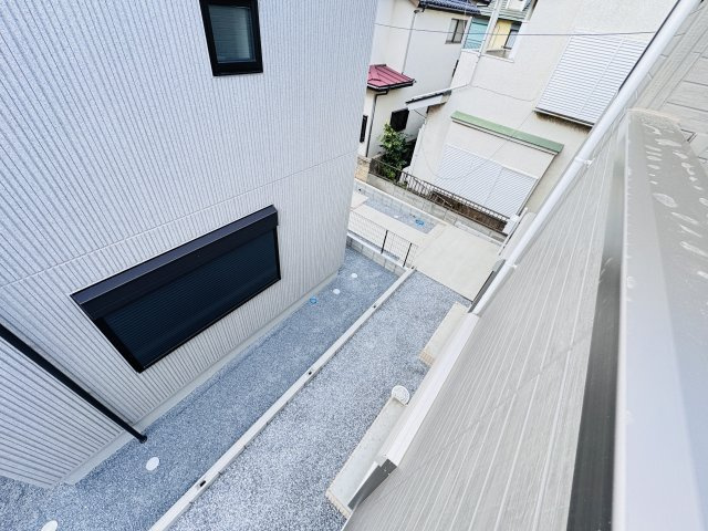松戸市六高台２丁目新築戸建【六実第三小学校：10分】の展望|バルコニーより南側眺望