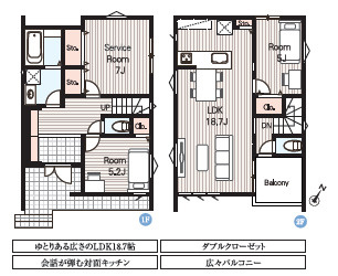 藤沢市辻堂　新築戸建　全2棟２号棟の外観