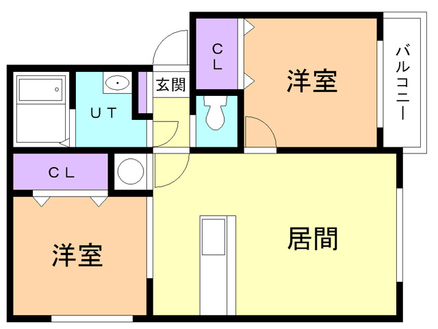 コスモヒルズの間取り