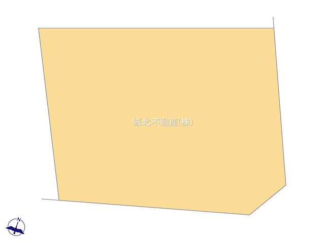 練馬区春日町4丁限定1棟の区画図|土地面積112.30㎡ 南側約4.0ｍ公道×東側約5.5ｍに面する開放感あふれる角地