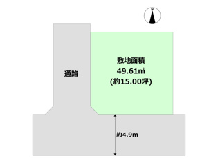 尼崎市稲葉荘1丁目売り土地の間取り