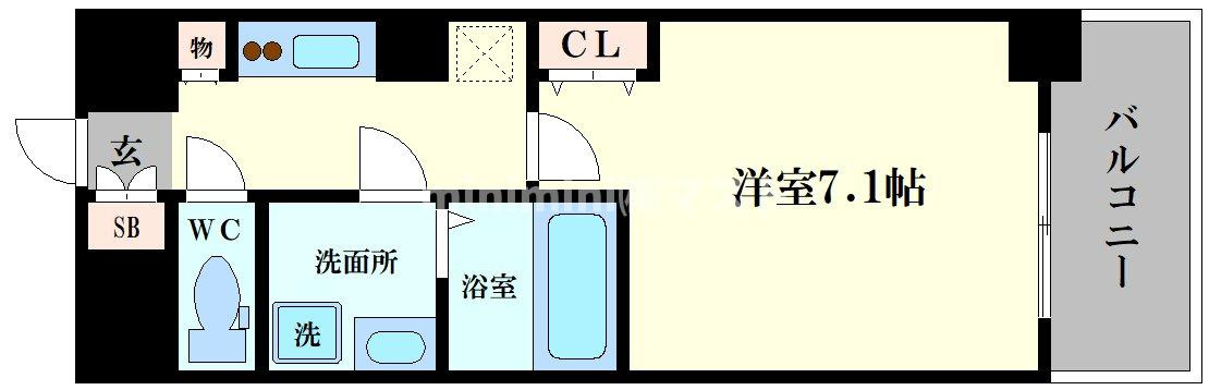 サムティナンバ南の間取り