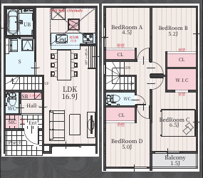  | 【名古屋市守山区鳥羽見2丁目718-3新築戸建】✨️仲介手数料無料✨️鳥羽見小学校・守山西中学校