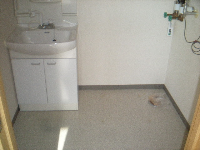 室蘭ナラサキビルの洗面所