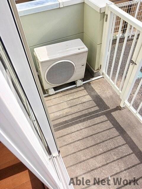 フォンテーヌⅢのバルコニー|日当たりの良いバルコニー