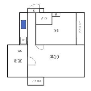 ＨＡＴＡＹＡアパートメントの間取り
