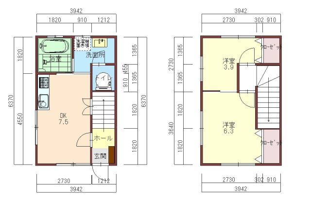 ラミアカーザ一戸の間取り