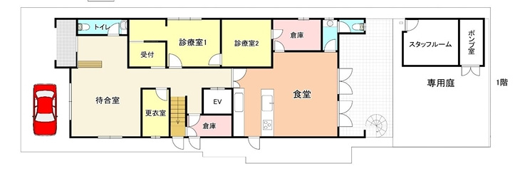 京町二丁目テナントの間取り|1階