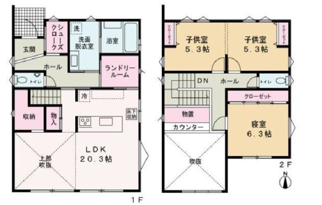 【間取り】 | 間取りは3SLDKになります。