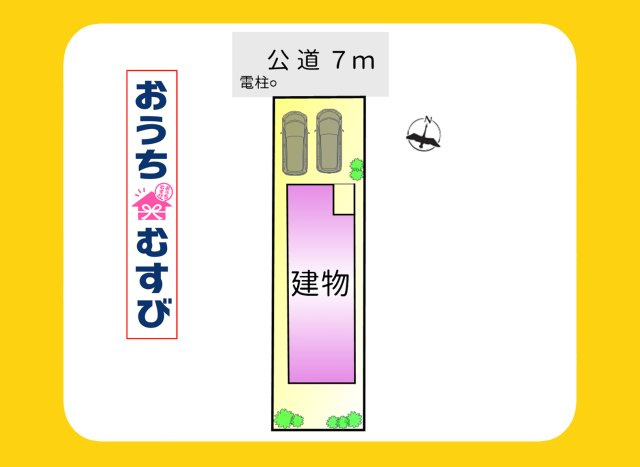 名古屋市守山区苗代208(全1棟)の区画図