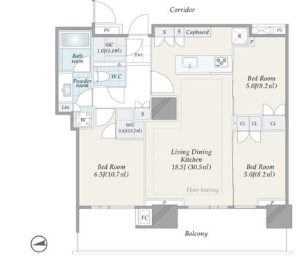 SKY DUO PARK VILLAGE T棟 26階の画像