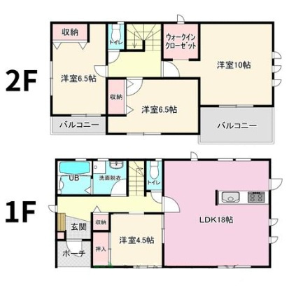 【中古戸建】太田市下浜田町の間取り|■間取り図｜敷地面積：200.29㎡（約60.58坪）建物面積：109.3㎡（約33.06坪）