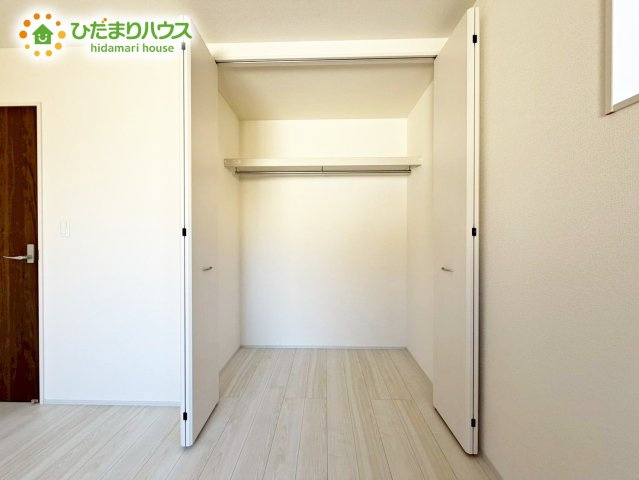 【収納】 | 城里町石塚15期　新築戸建　2号棟 | 全室にクローゼットが付いていて、お部屋の住空間もスッキリ広々つかえそうです(^^)/
