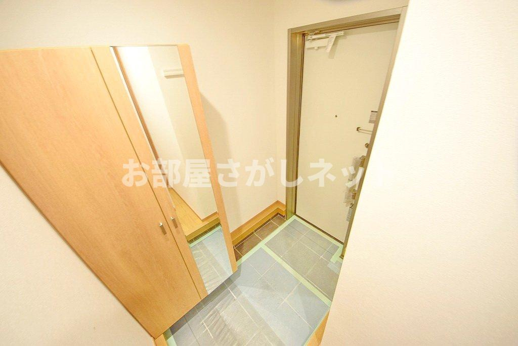 文京区白山2丁目アパートの玄関