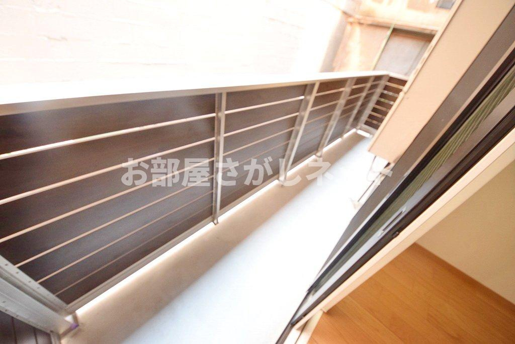 文京区白山2丁目アパートのバルコニー