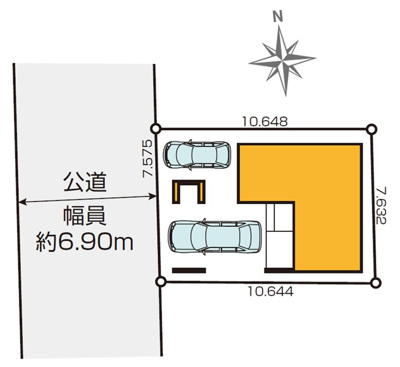 【区画図】 | 板橋区小茂根2丁目　新築戸建　10699万円