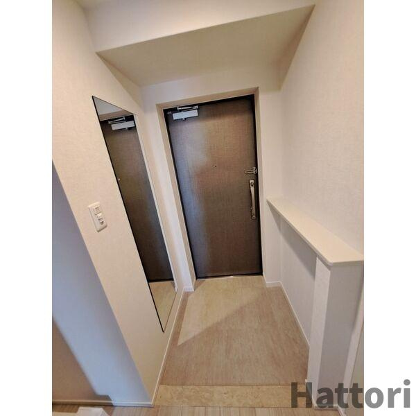 スプランディッド十三本町の玄関