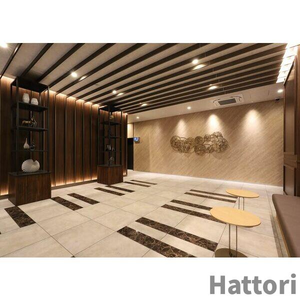 スプランディッド十三本町のロビー