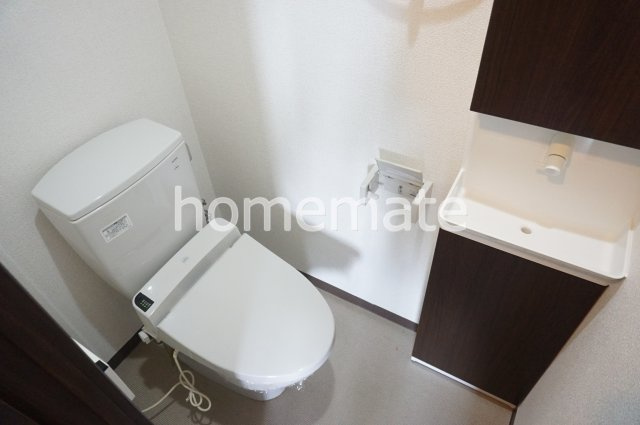 熊本市北区武蔵ケ丘９丁目の賃貸マンションのトイレ