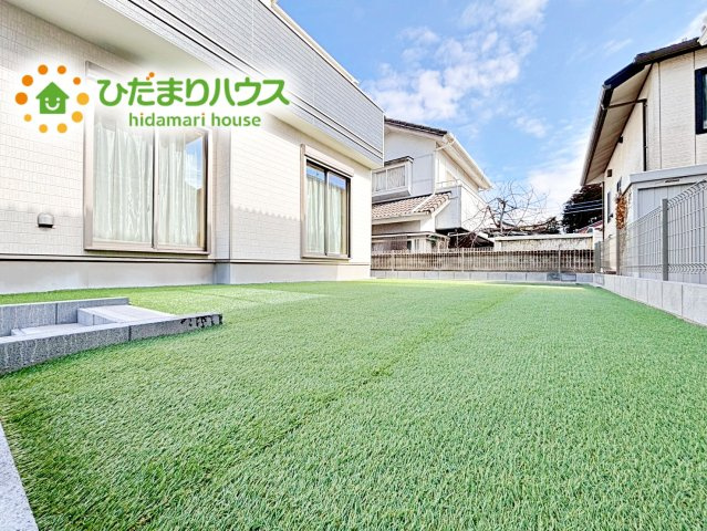 【庭】 | ひたちなか市津田853番　新築戸建 | 周辺には高い建物がないため、お庭には太陽の光が降り注ぎます♪