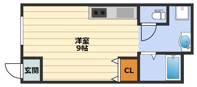 大宝北天満ロイヤルハイツの間取り