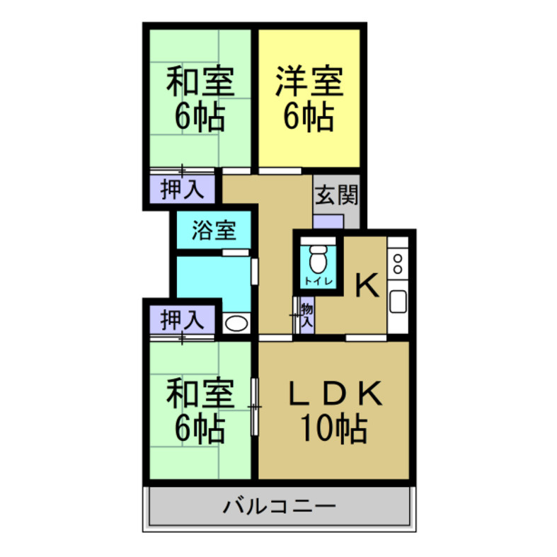 大豊ヒルズの間取り