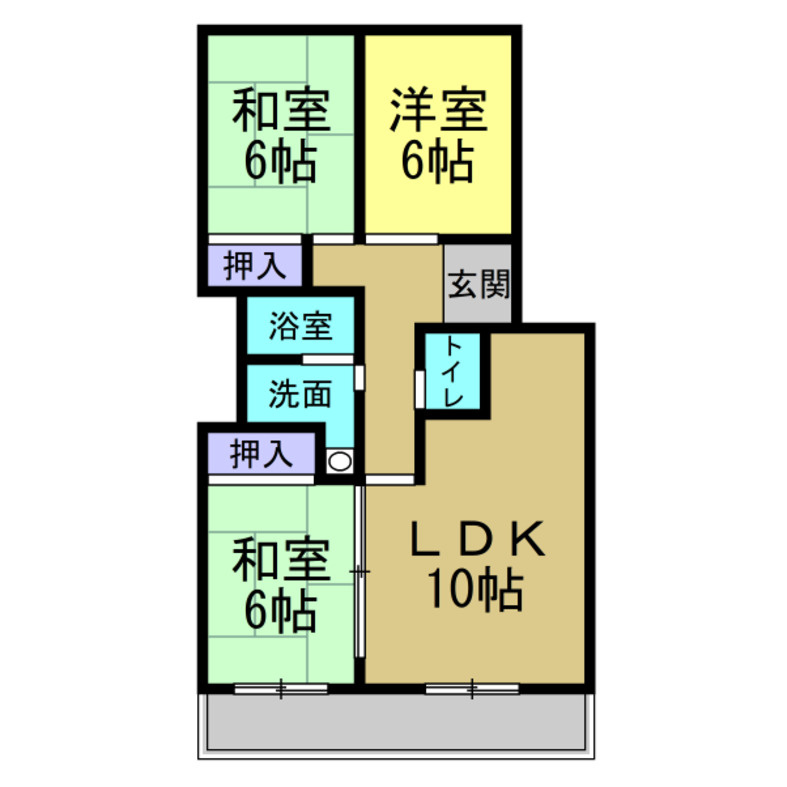 大豊ヒルズの間取り