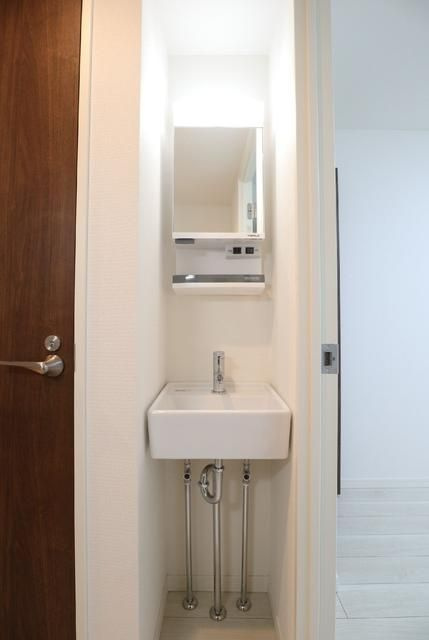 エクセラン西新井大師の洗面所