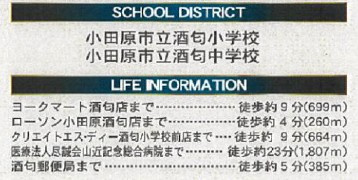 【周辺】 | 小田原市酒匂２丁目　新築戸建て　東海道線「鴨宮駅」徒歩17分