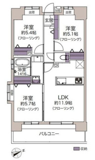 【間取り】 | ライオンズマンション春日部シティ