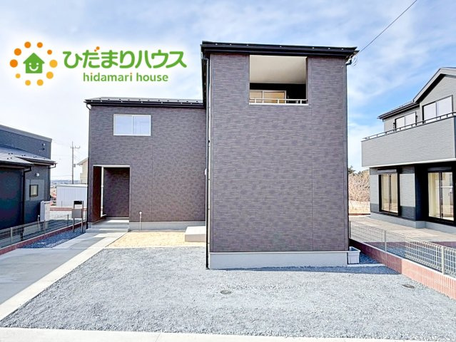 【外観】 | ひたちなか市田宮原1期　新築戸建　2号棟 | 日当たり良好の物件です！