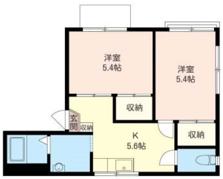 ヒルズ・ウィスタリアの間取り