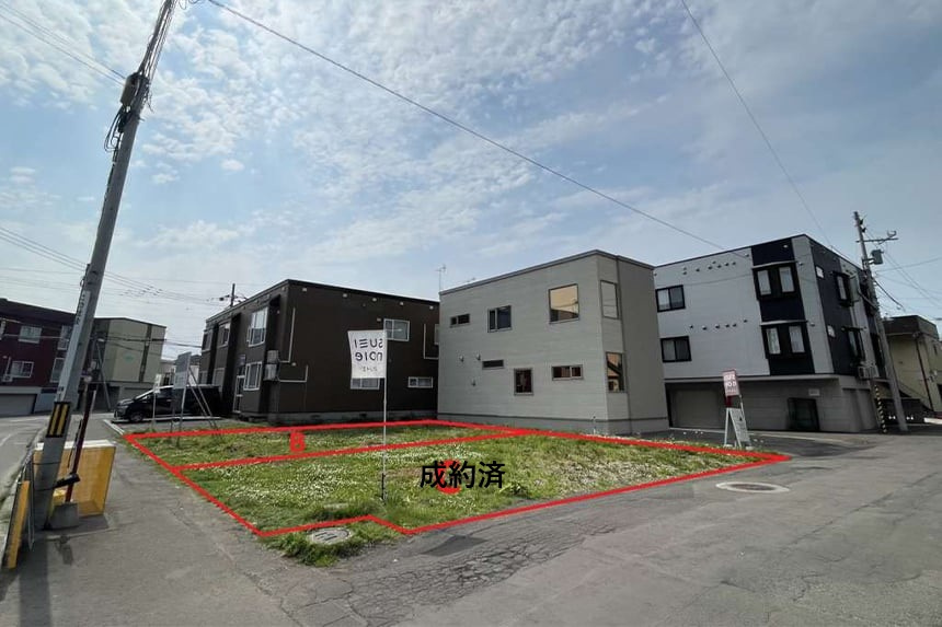 【建築条件付き】北31条西8丁目の外観